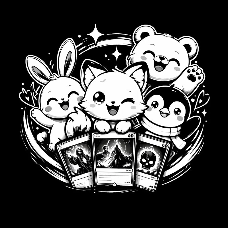 Chibi and companions MTG Commander decks with cute fantasy artwork and adorable character-themed designs