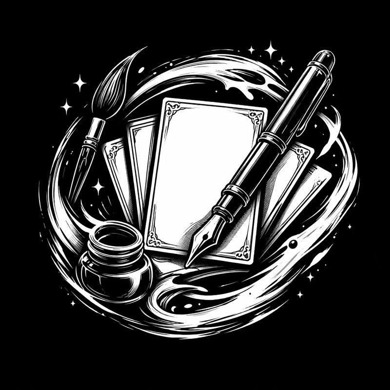 Custom MTG Commander deck design page with personalized theme artwork and unique deck building options