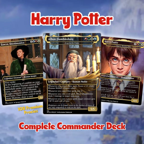 Dumbledore Light Magic Commander Deck | 107 Cards EDH Set | ProxyTCG