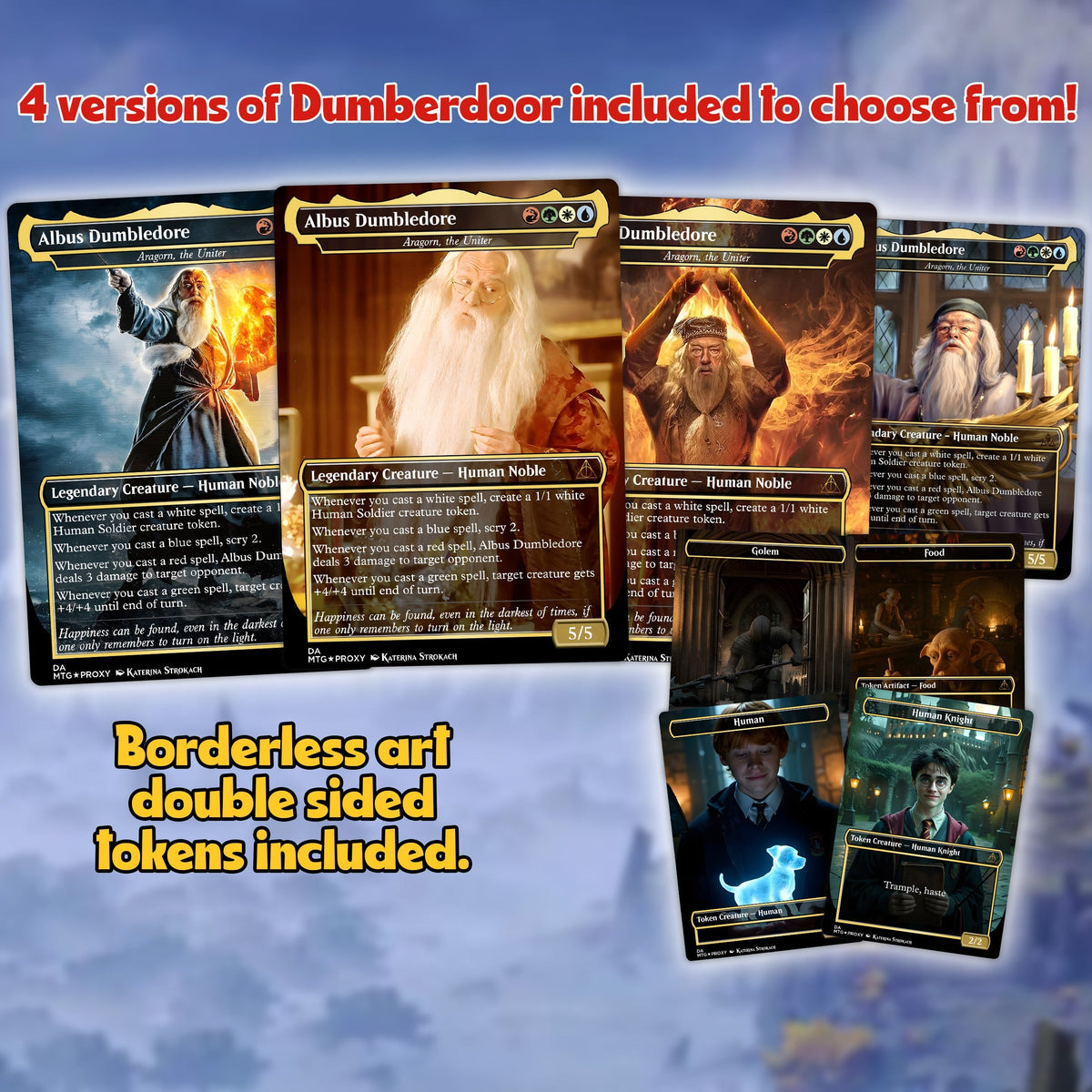 Dumbledore Light Magic Commander Deck | 107 Cards EDH Set | ProxyTCG