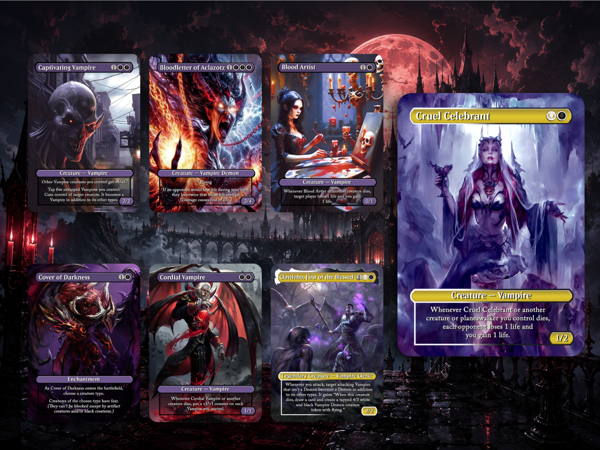 Vampire Commander Deck - 116+ Cards | PrimeDecks