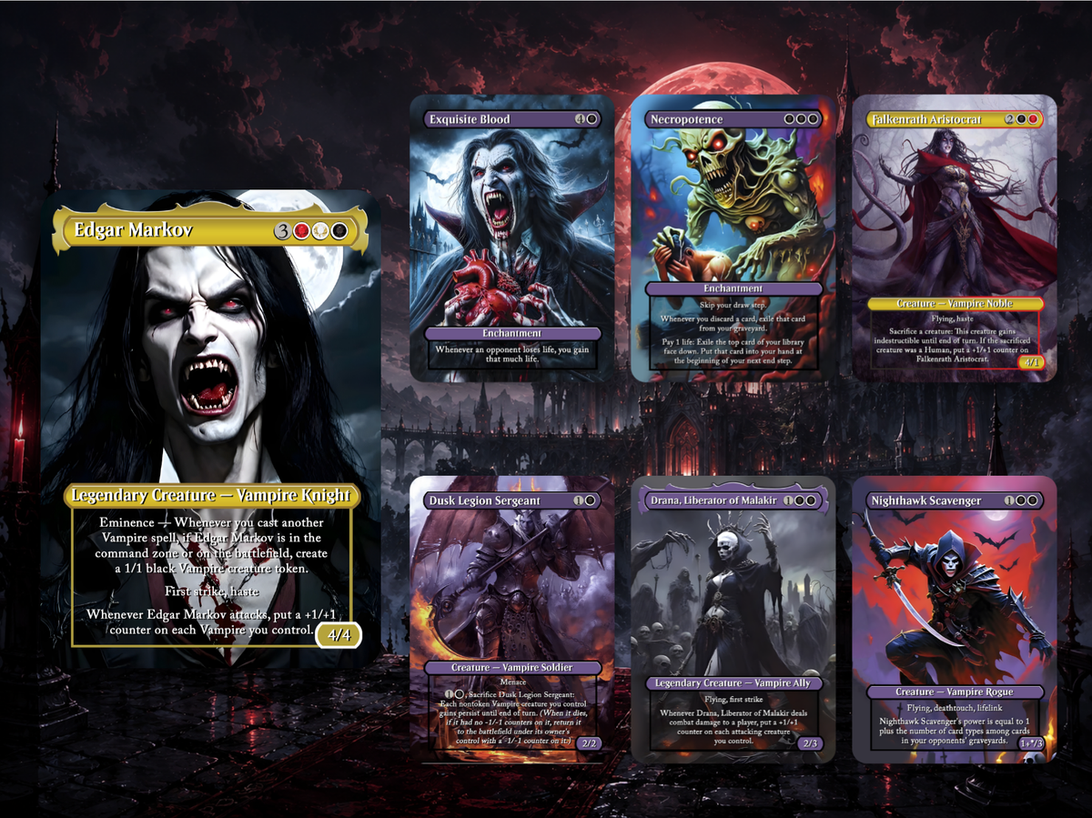 Vampire Commander Deck - 116+ Cards | PrimeDecks