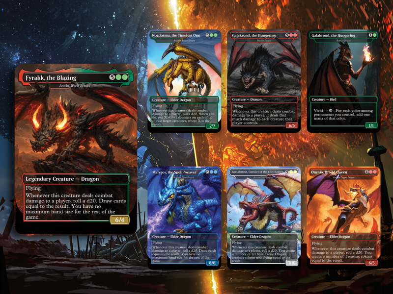 | New | WORLD OF WARCRAFT DRAGONS – 100-CARD FAN-MADE PROXY COMMANDER DECK | PrimeDecks