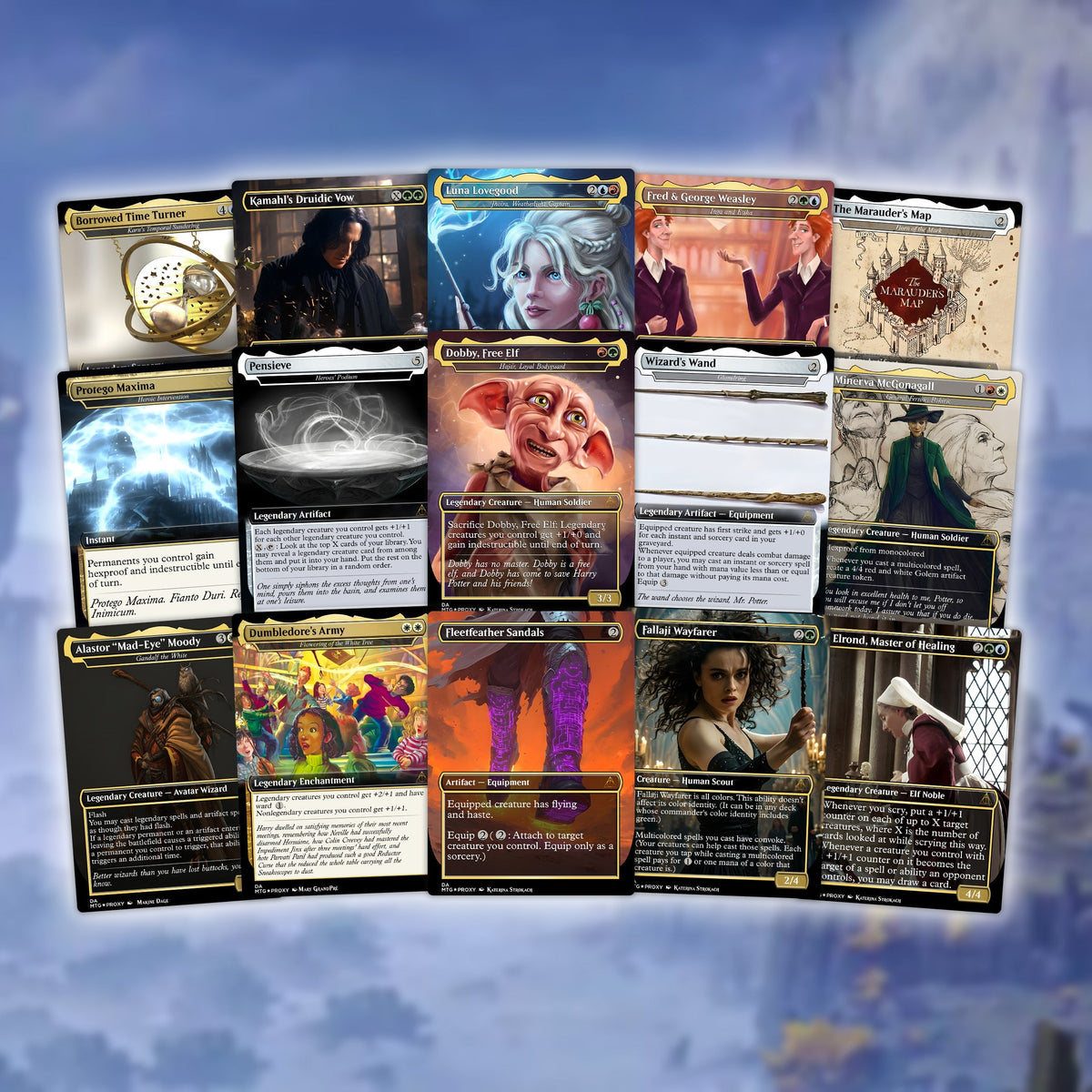Dumbledore Light Magic Commander Deck | 107 Cards EDH Set | ProxyTCG