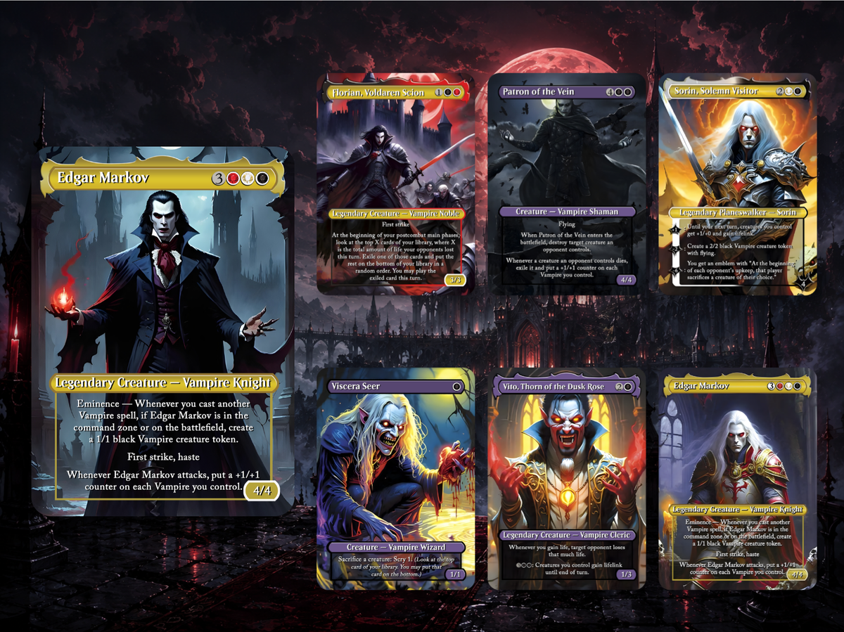 Vampire Commander Deck - 116+ Cards | PrimeDecks
