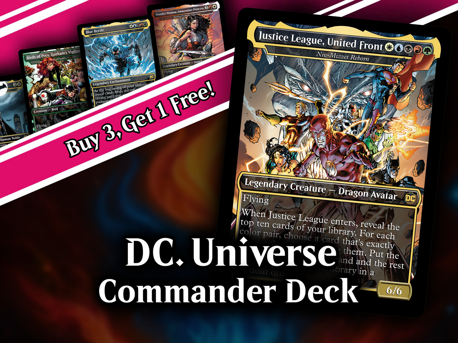 | New | DC Superhero Commander Deck | 120+ Cards | PrimeDecks