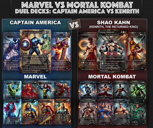 Marvel x Mortal Anime MTG Proxy Commander Deck | 121 Cards | ProxyTCG