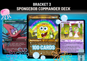 SpongeBob SquarePants MTG Proxy Commander Deck – Premium Collector Set | 113 Cards | ProxyTCG