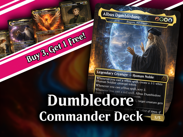 | New | Dumbledore Light Magic Commander Deck | 108+ Cards | PrimeDecks