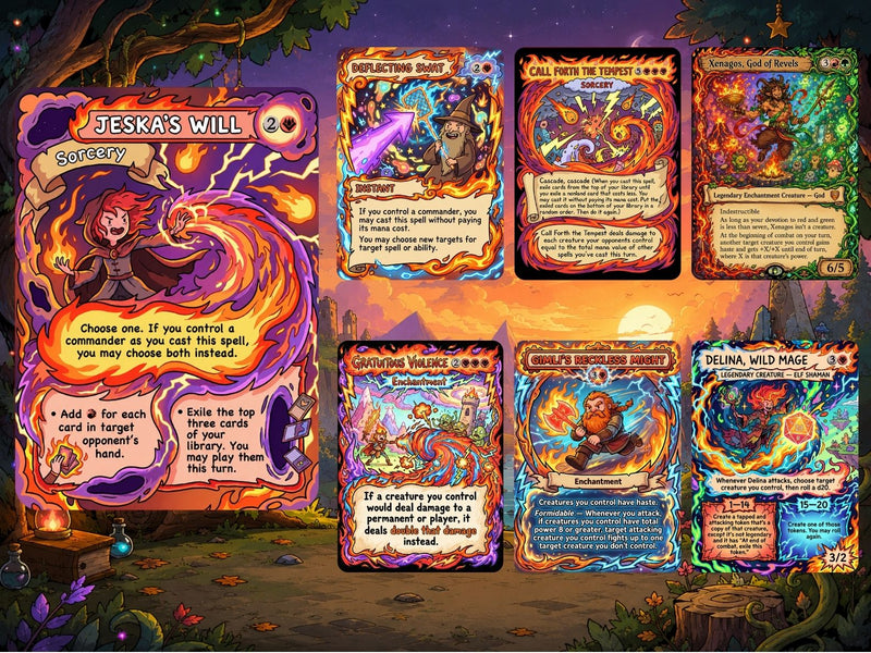 | New | Adventure Time Bello Commander Deck | 100-Card MTG Proxy EDH Set | PrimeDecks