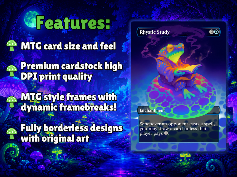 Clement Frog Tribal | 100-Card MTG Proxy EDH Set | Trippy Bounce Strategy Deck | PrimeDecks