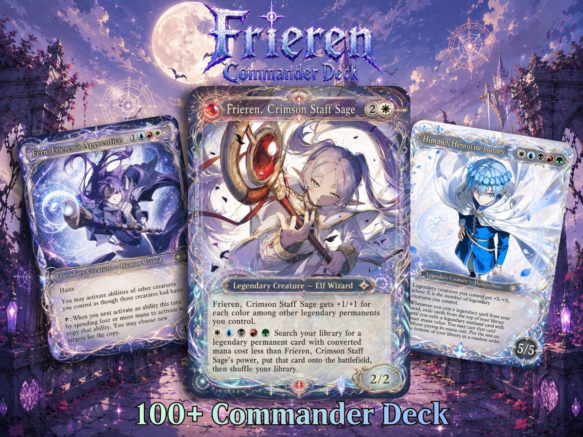 | New | Frieren, Crimson Staff Age Commander Deck | 100+ Cards | PrimeDecks