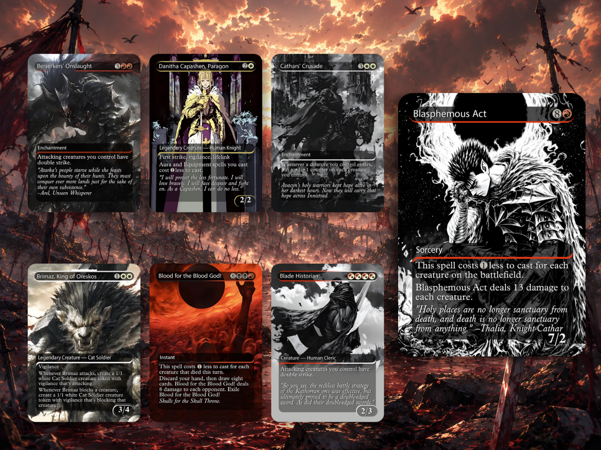 Berserk Anime Commander Deck –  109+ Cards | PrimeDecks