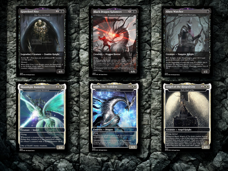 | New | Dark Souls Inspired Knight Commander Deck | 126-Card MTG Proxy EDH Set | PrimeDecks