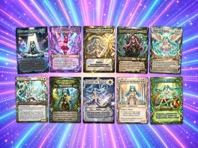 Hatsune Miku Inspired Proxy Commander Deck – 100 Cards | PrimeDecks