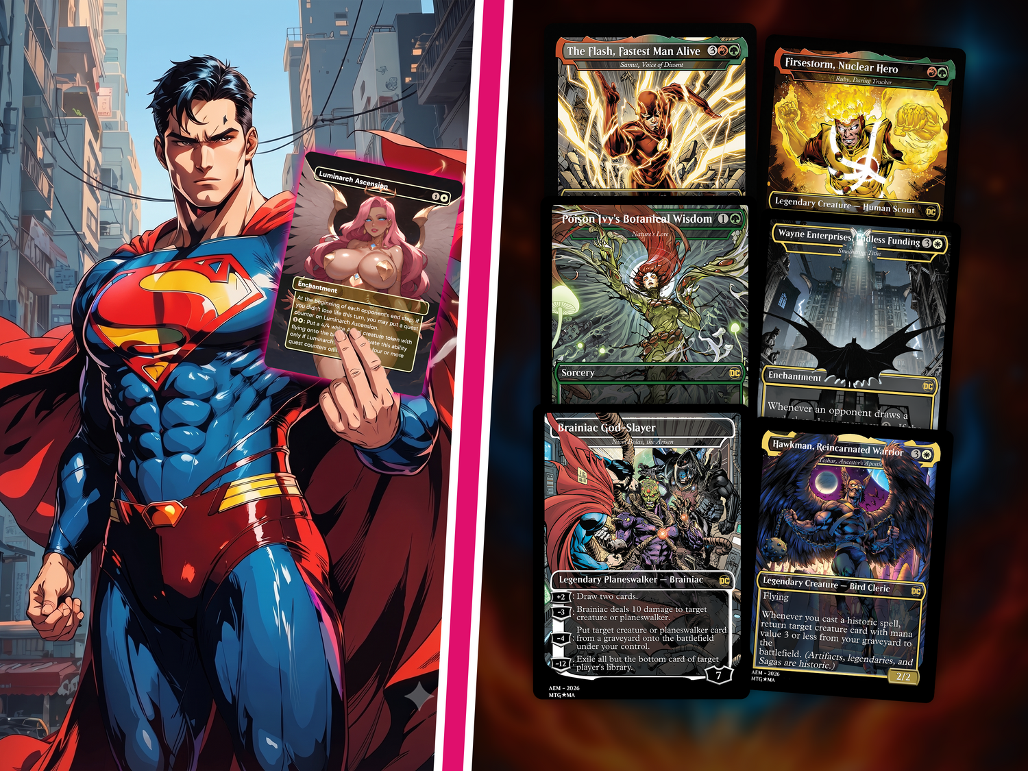 | New | DC Superhero Commander Deck | 120+ Cards | PrimeDecks