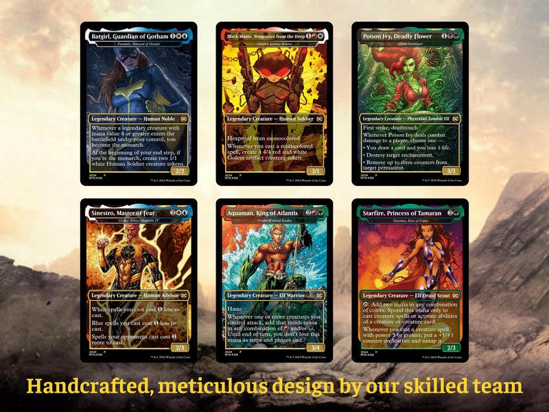 DC Superhero MTG Proxy Commander Deck | 120 Cards EDH Set | ProxyTCG