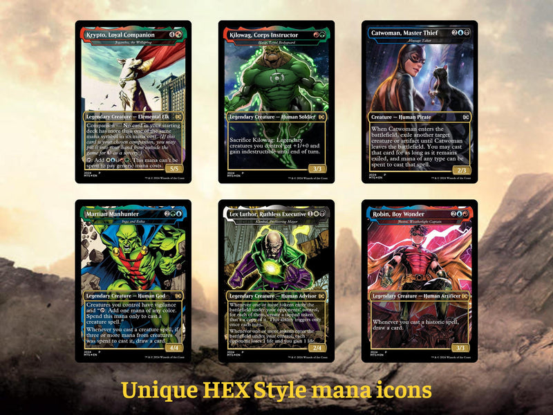 DC Superhero MTG Proxy Commander Deck | 120 Cards EDH Set | ProxyTCG