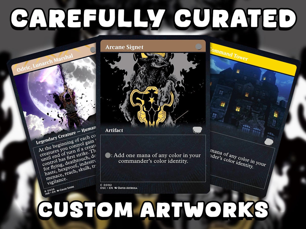 Black Clover Anime MTG Proxy Commander Deck | 109 Cards EDH Set | ProxyTCG