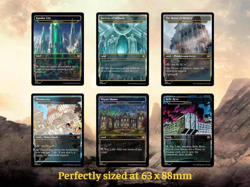 DC Superhero MTG Proxy Commander Deck | 120 Cards EDH Set | ProxyTCG