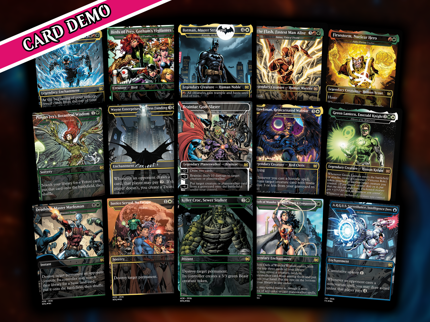 | New | DC Superhero Commander Deck | 120+ Cards | PrimeDecks