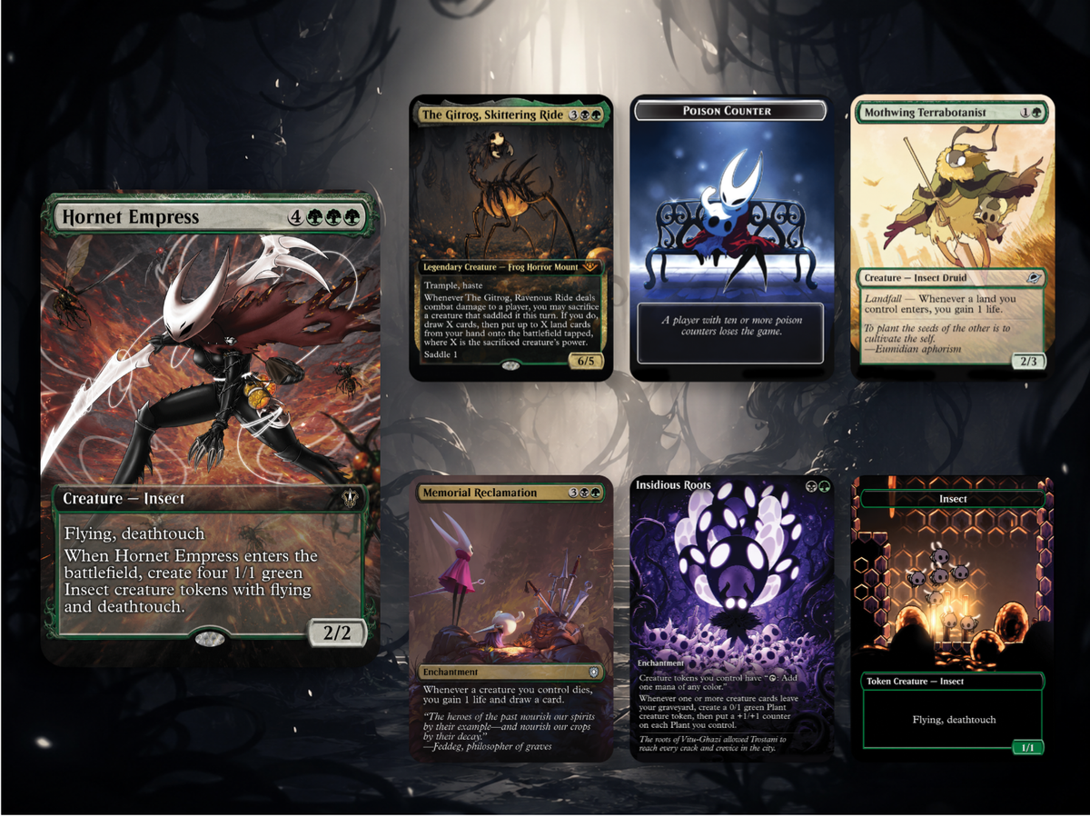 | New | Hollow Knight Inspired Commander Deck | 100-Card MTG Proxy EDH Set | PrimeDecks