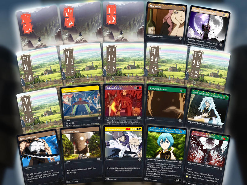 Black Clover Anime MTG Proxy Commander Deck | 109 Cards EDH Set | ProxyTCG