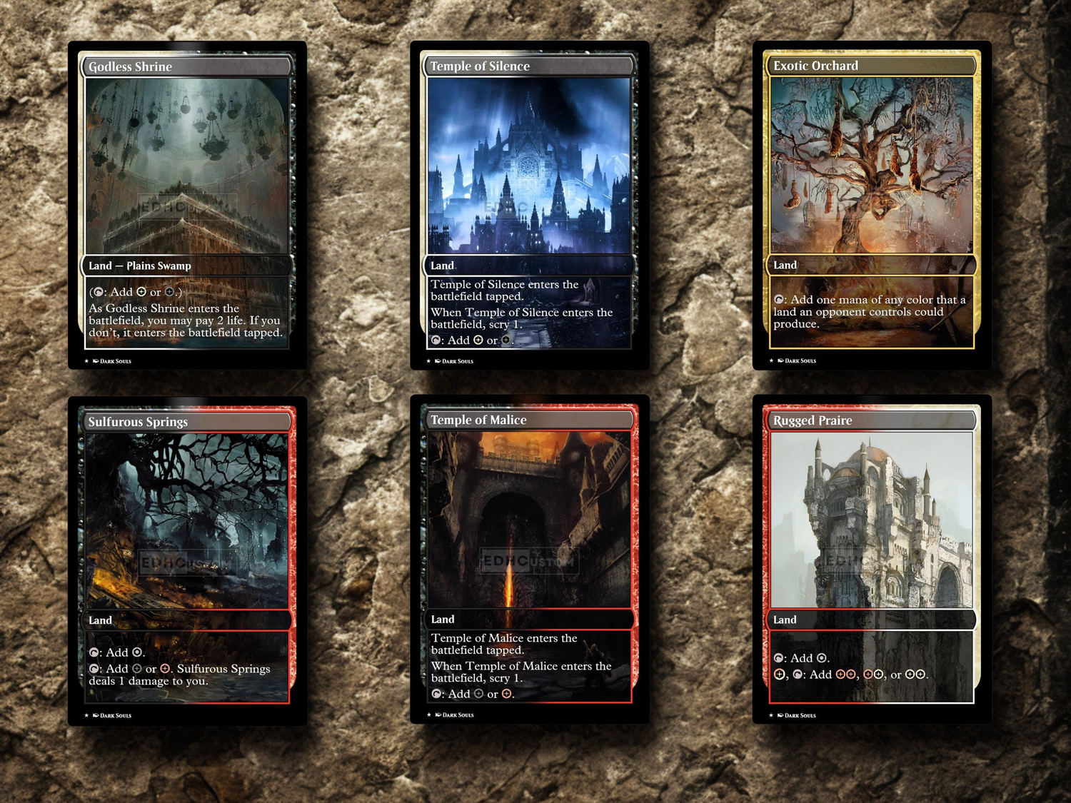 | New | Dark Souls Inspired Knight Commander Deck | 126-Card MTG Proxy EDH Set | PrimeDecks