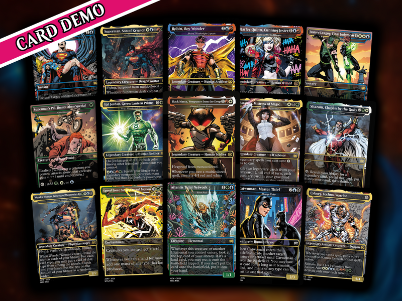| New | DC Superhero Commander Deck | 120+ Cards | PrimeDecks