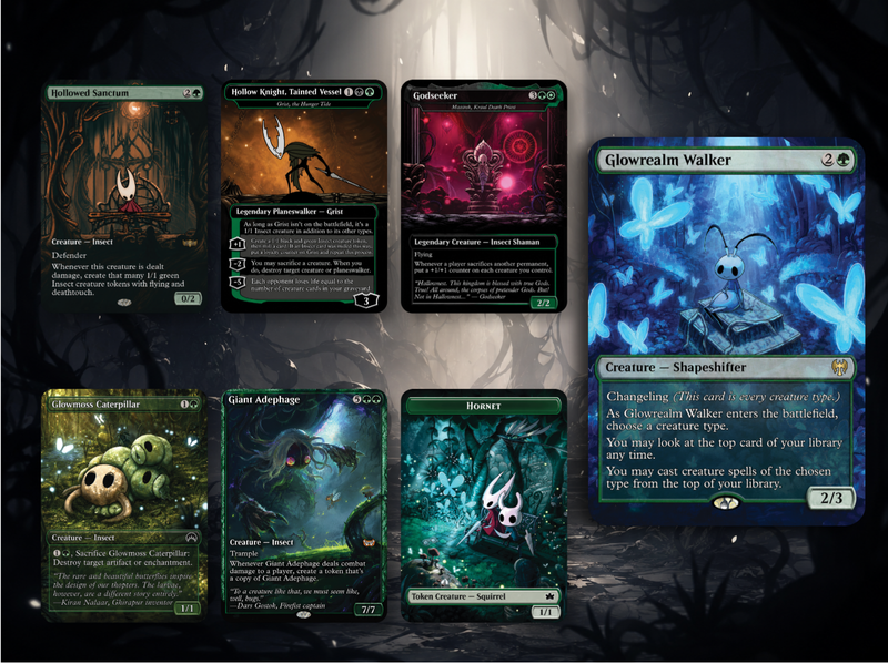| New | Hollow Knight Inspired Commander Deck | 100-Card MTG Proxy EDH Set | PrimeDecks