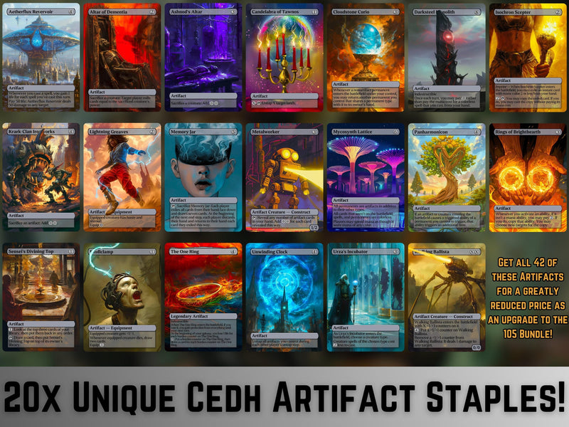 105-Card Commander Staples Bundle | Full-Art EDH Custom Cards | ProxyTCG