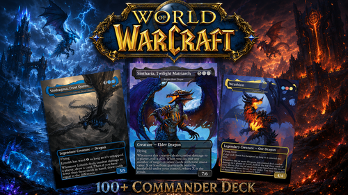 WORLD OF WARCRAFT DRAGONS – 100-CARD FAN-MADE PROXY COMMANDER DECK | PrimeDecks