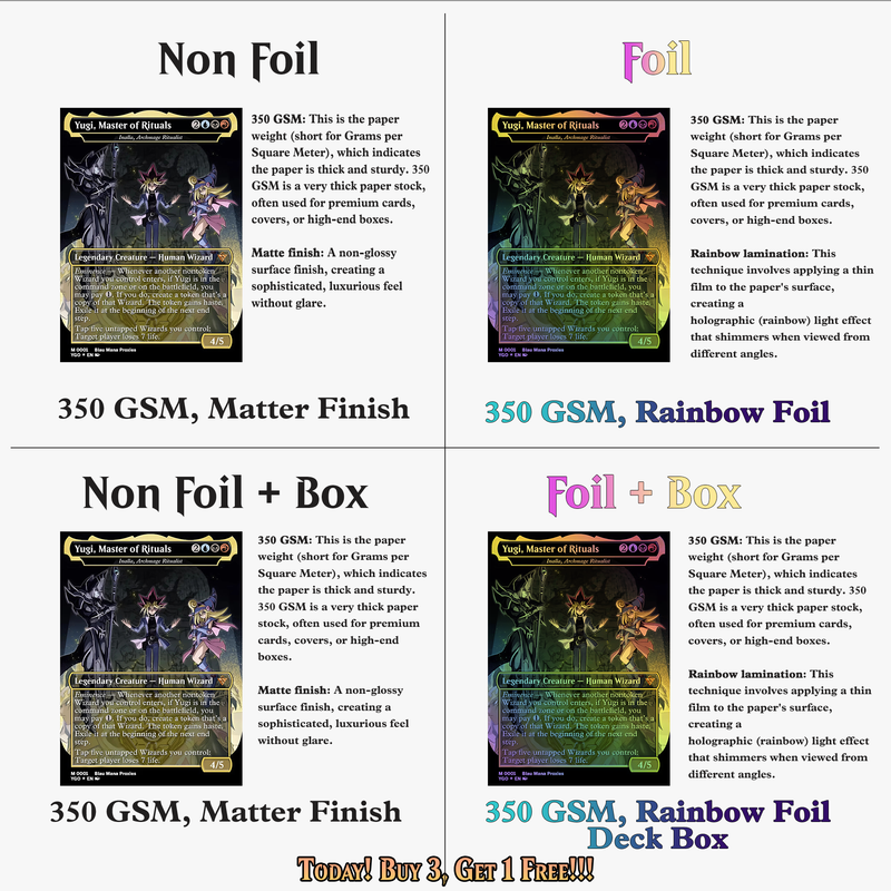 Yugioh Dark Magic Commander Deck | 111 CARDS | ProxyTCG