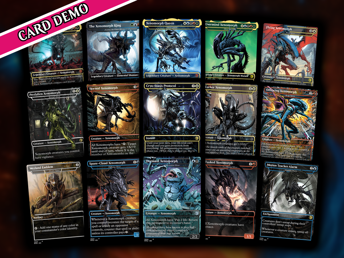 | New |Xenomoth Alien Commander Deck – 113+ Cards | PrimeDecks