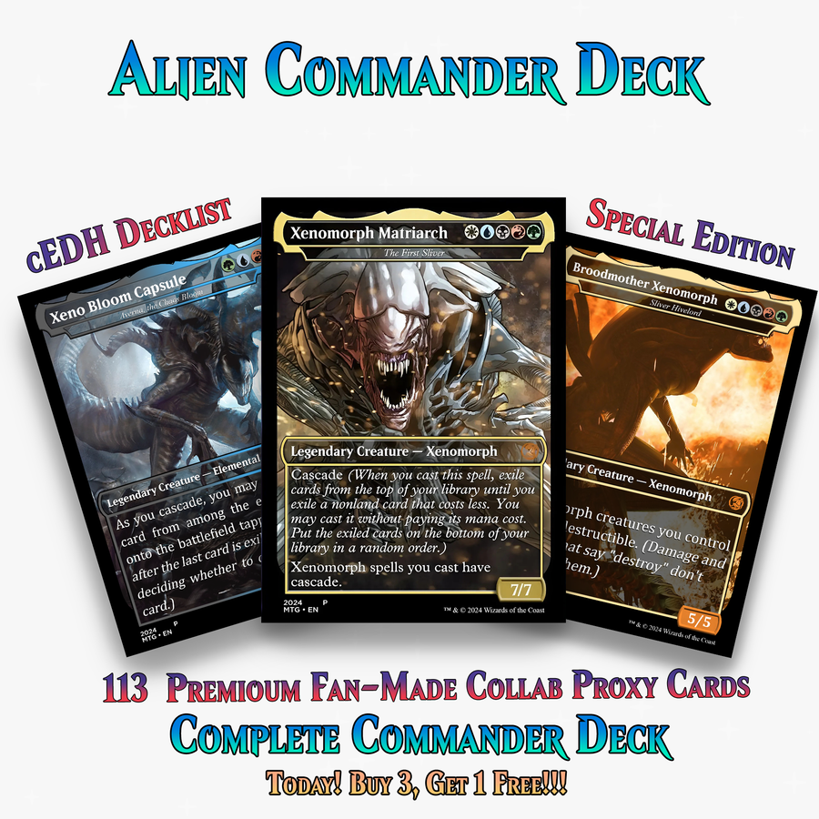 Xenomoth Alien Commander Deck – 113+ Cards | PrimeDecks