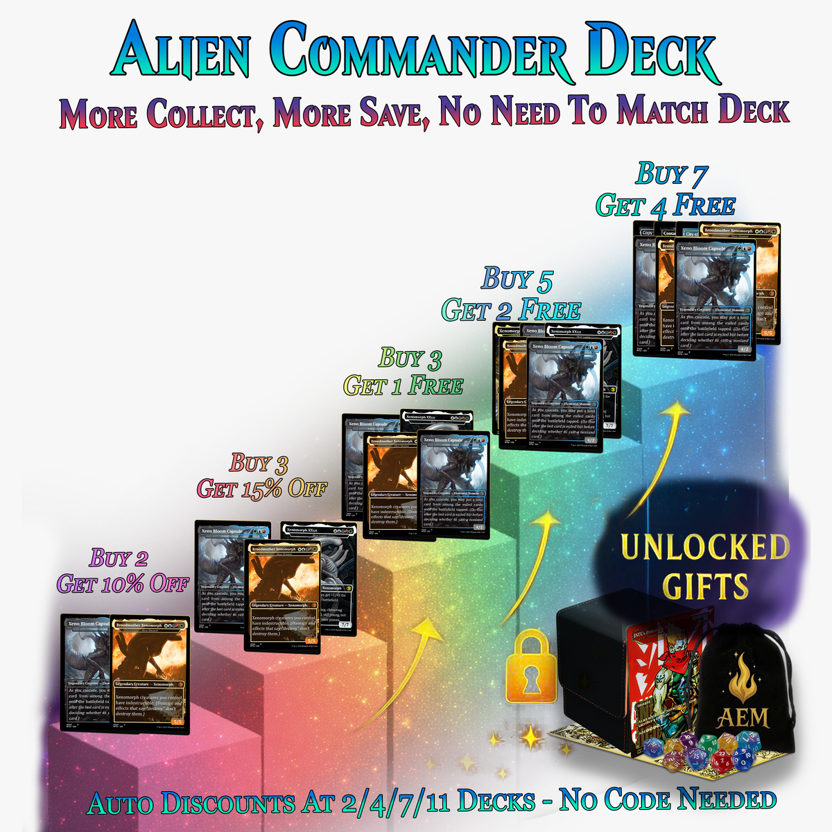Xenomoth Alien Commander Deck – 113+ Cards | PrimeDecks