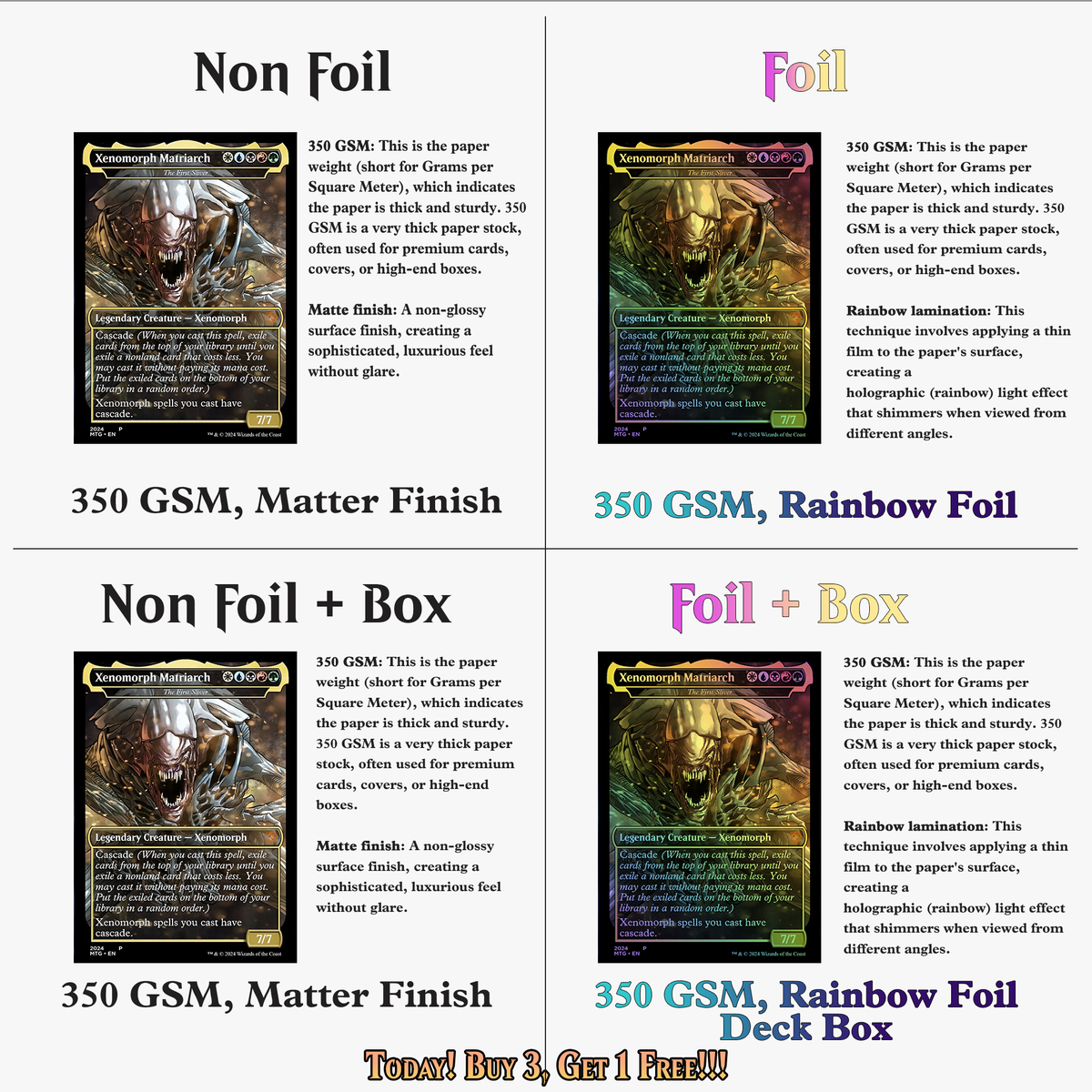 Xenomoth Alien Commander Deck – 113 CARDS | ProxyTCG