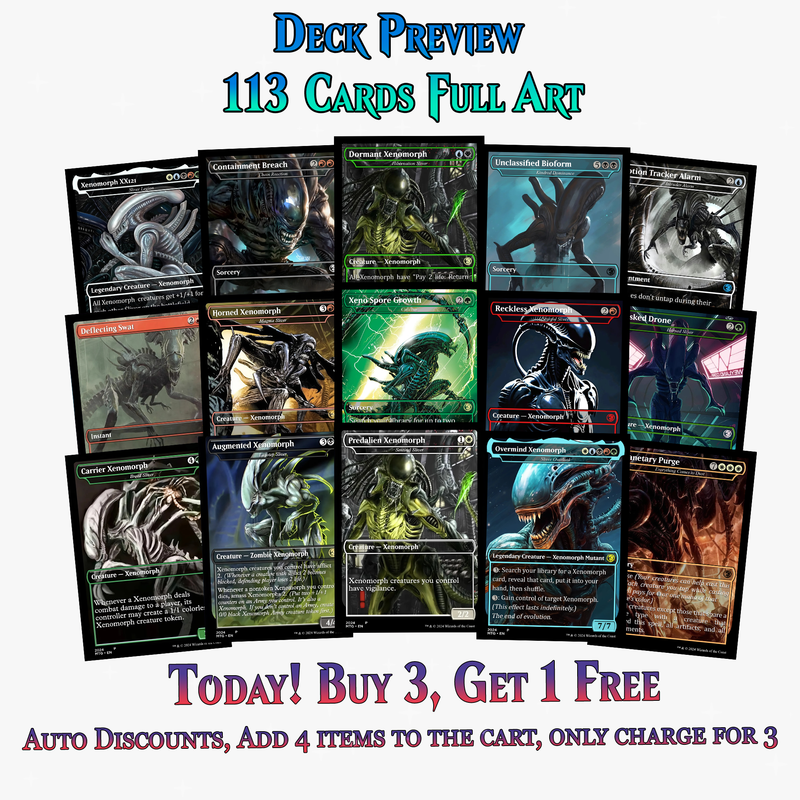 Xenomoth Alien Commander Deck – 113 CARDS | ProxyTCG