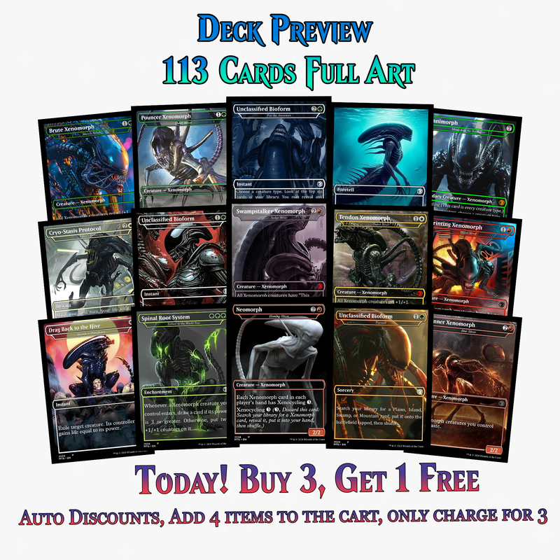 Xenomoth Alien Commander Deck – 113 CARDS | ProxyTCG