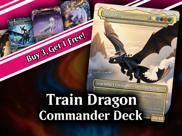| New |How To Train Your Dragon Commander Deck – 116+ Cards | PrimeDecks