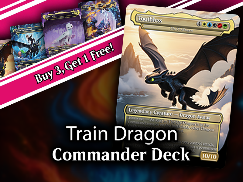 | New |How To Train Your Dragon Commander Deck – 116+ Cards | PrimeDecks