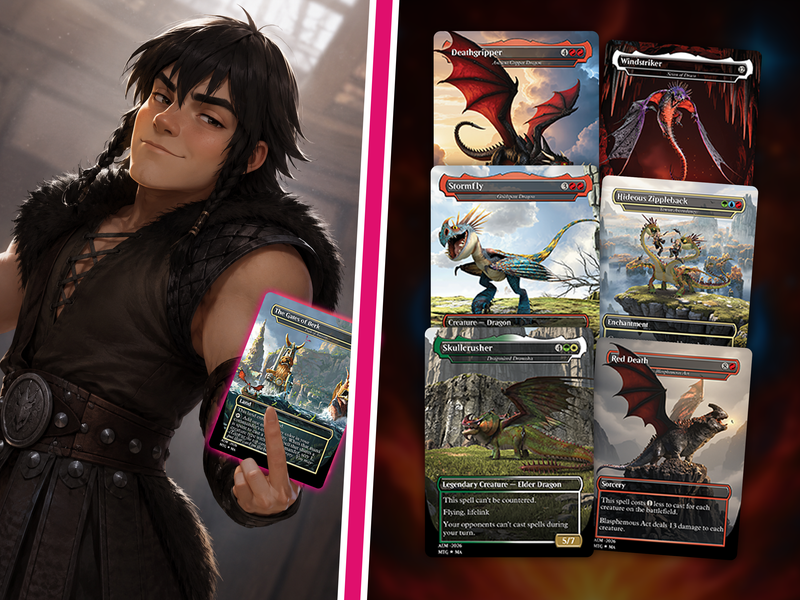 | New |How To Train Your Dragon Commander Deck – 116+ Cards | PrimeDecks