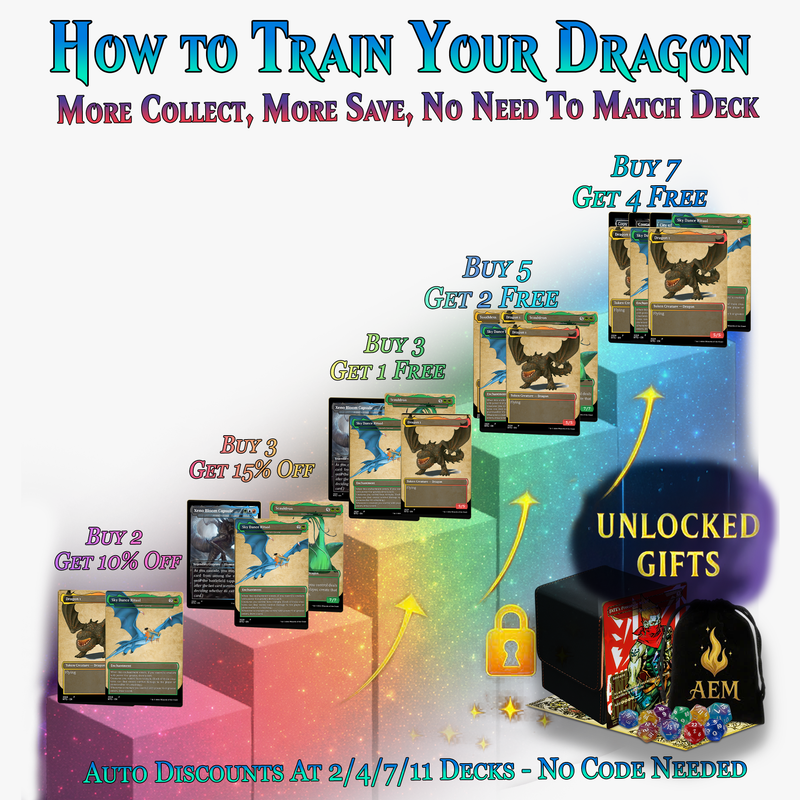 How To Train Your Dragon Commander Deck – 116 CARDS | ProxyTCG