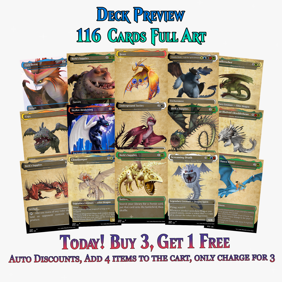 How To Train Your Dragon Commander Deck – 116+ Cards | PrimeDecks