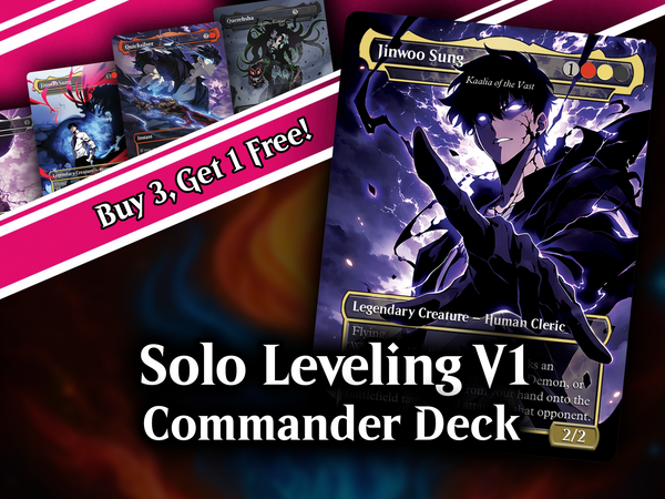 | New |Solo Leveling Commander Deck – 112+ Cards | PrimeDecks