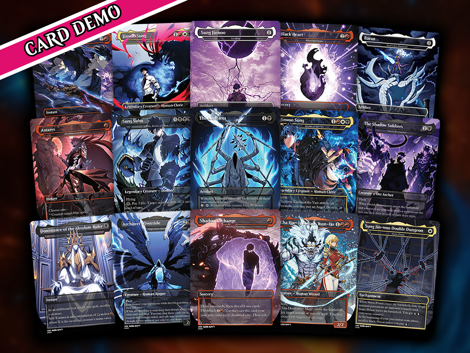| New |Solo Leveling Commander Deck – 112+ Cards | PrimeDecks
