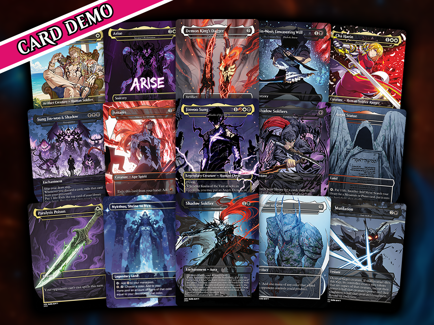 | New |Solo Leveling Commander Deck – 112+ Cards | PrimeDecks