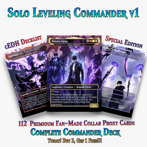 Solo Leveling Commander Deck – 112+ Cards | PrimeDecks