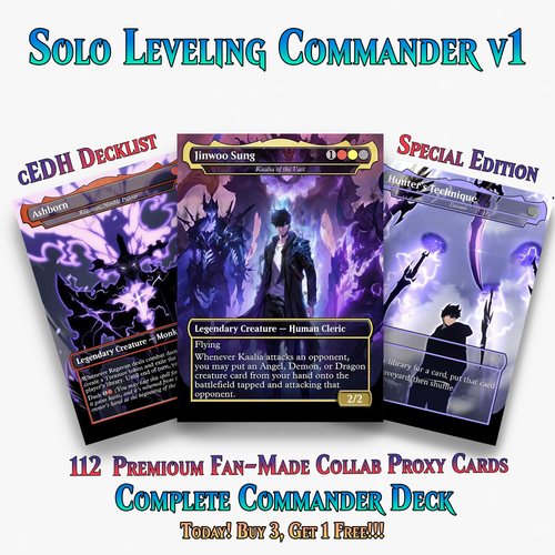 Solo Leveling Commander Deck V2 – 112 CARDS | ProxyTCG