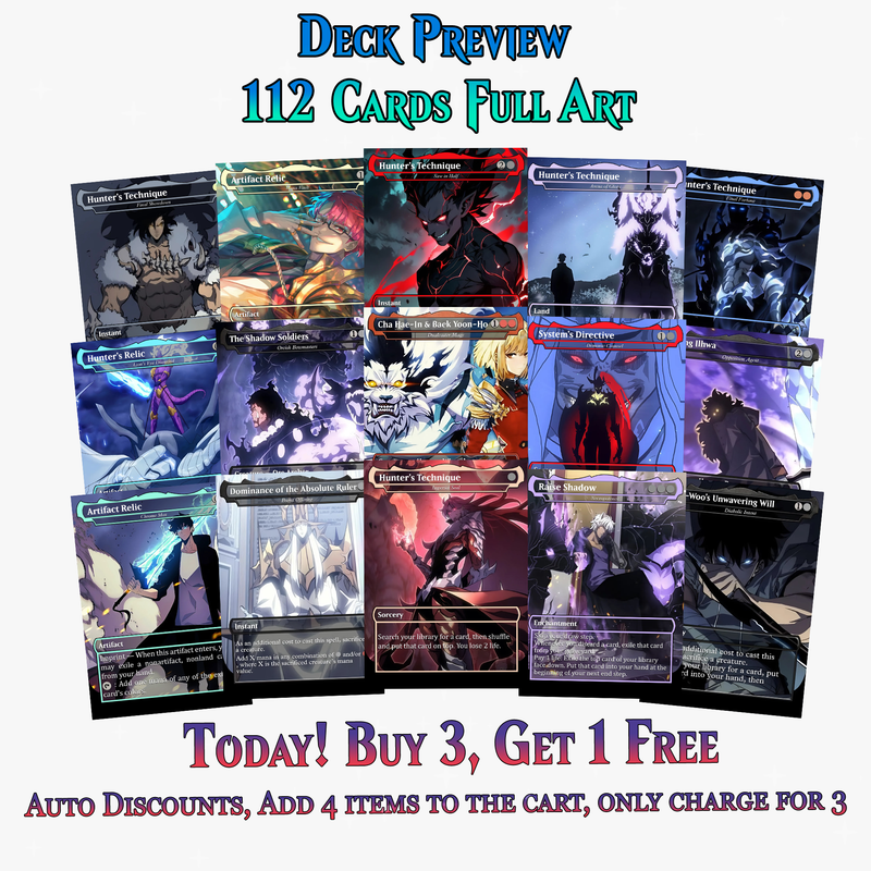 Solo Leveling Commander Deck – 112+ Cards | PrimeDecks